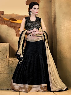 Black Lehenga choli, Black Choli