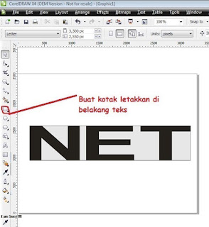 Cara Gampang Membuat Logo NET TV dengan CorelDraw