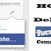 How to Delete Facebook comments