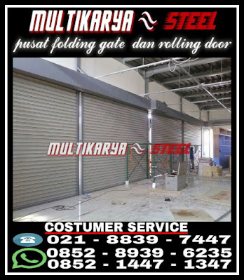 Gambar MultikaryaSteel Pusat penjualan plus pasang baru Rolling door one sheet slat daun bluescope galvalum jenis solid semi dan full perforated lubang lubang, Rolling Door slat daun jenis besi galvalum dan aluminium dan rolling door industri otomatis harga murah untuk wilayah tangerang karawaci serpong bintaro bsd pik alamsutra bogor cikeas cibubur cimanggis sentul leuwiliang cileungsi cibinong citeurep jonggol gunungputri tangerang karawang cikampek cikarang subang jakarta bekasi dan wilayah jawa barat lainnya