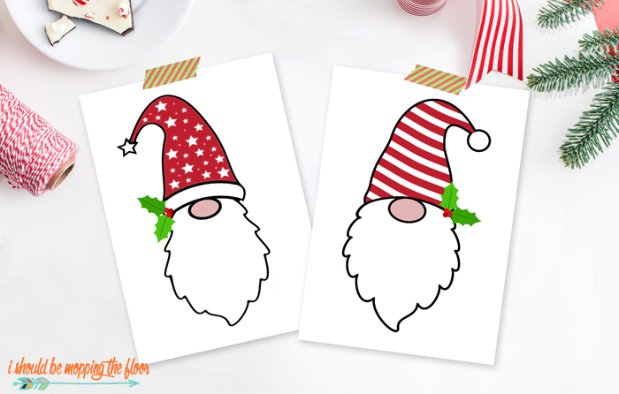 Gnome Printables for Christmas