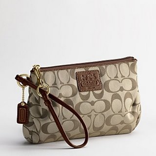 Shop With MY ::: Coach Ali Signature Wristlet |Sold