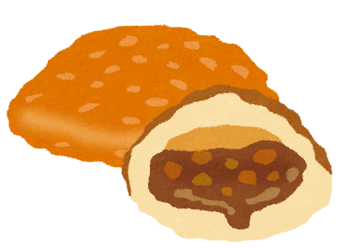 カレーパンのイラスト かわいいフリー素材集 いらすとや カレーパンのイラスト かわいいフリー素材集 いらすとや