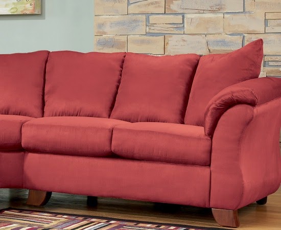 Small Red Sectional Sofa