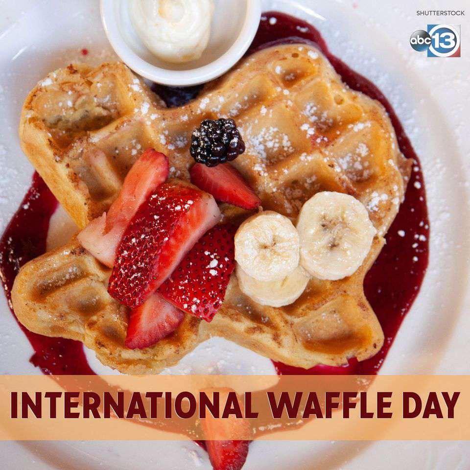 International Waffle Day Wishes Lovely Pics