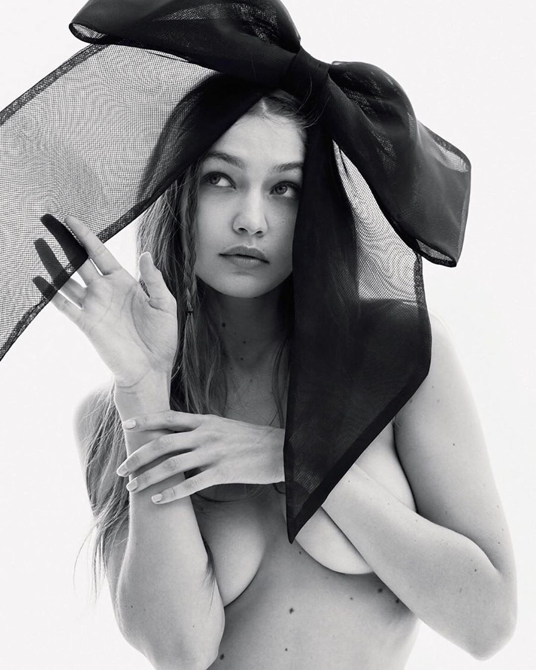 Gigi Hadid topless model photoshoot