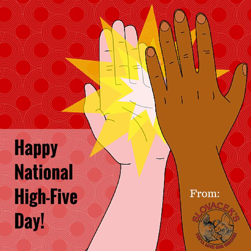 National High Five Day Wishes