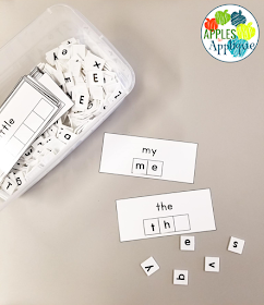 Task Boxes for Small Group Work in Early Childhood | Apples to Applique