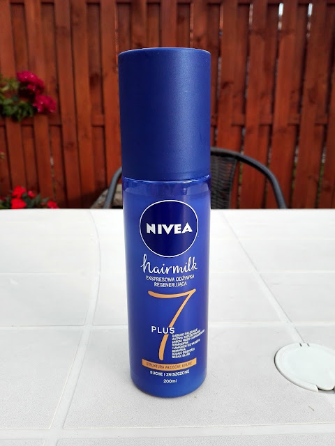 Nivea, Hairmilk, ekspresowa odżywka regenerująca 