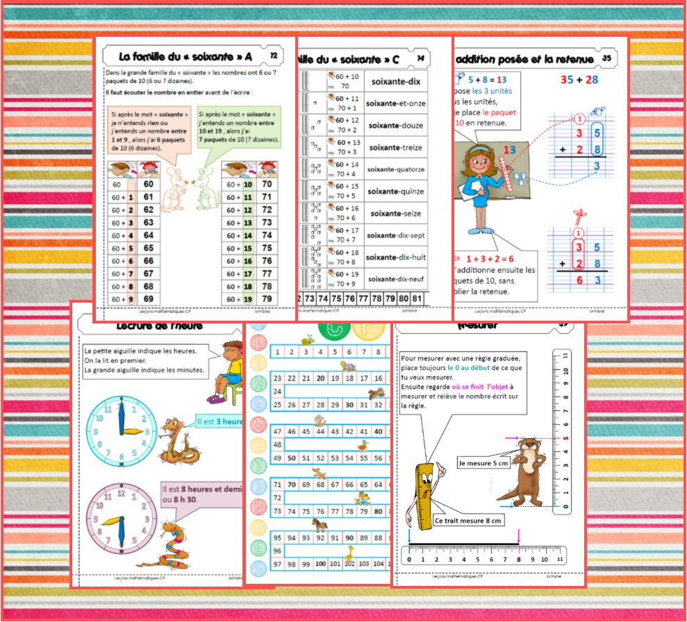 Ipotame Tame Lecons De Maths Cp Ecriture Les Chiffres