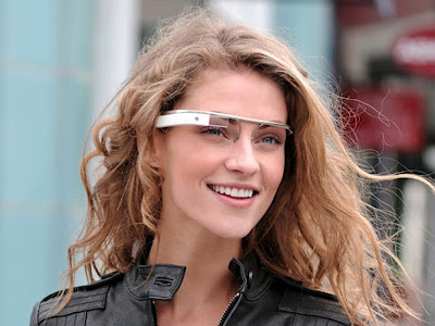 Person wearing Google Glass