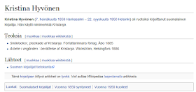 Näyttökaappaus Wikipediasta