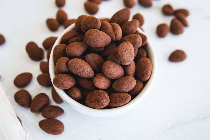 Trader Joe's Slightly Coated Dark Chocolate Almonds Review