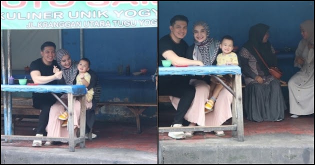 Deretan Potret Keluarga Irwansyah dan Zaskia Sungkar Kulineran di Warung Soto Pinggir Jalan, Baby Ukkasya Lahap Banget