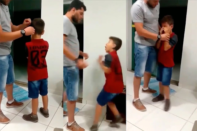 La emocionante reacción de un niño que vuelve ha escuchar