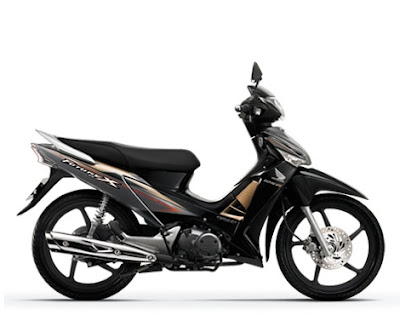 Honda Future X FI màu đen tháng 6-2011