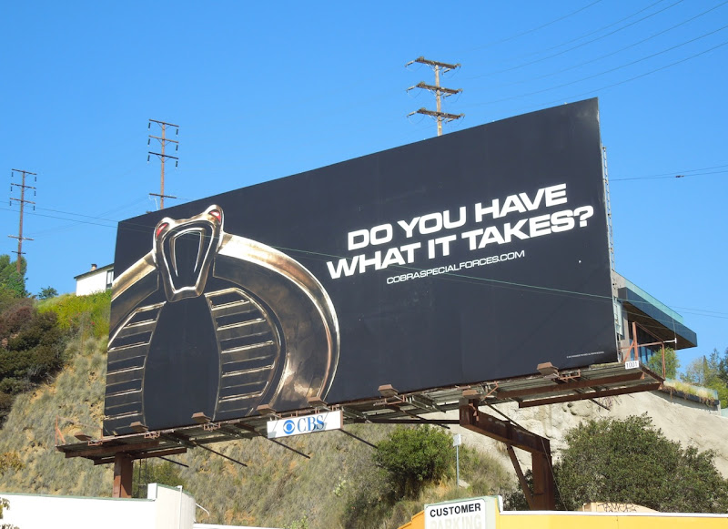 GI Joe Retaliation cobra teaser billboard