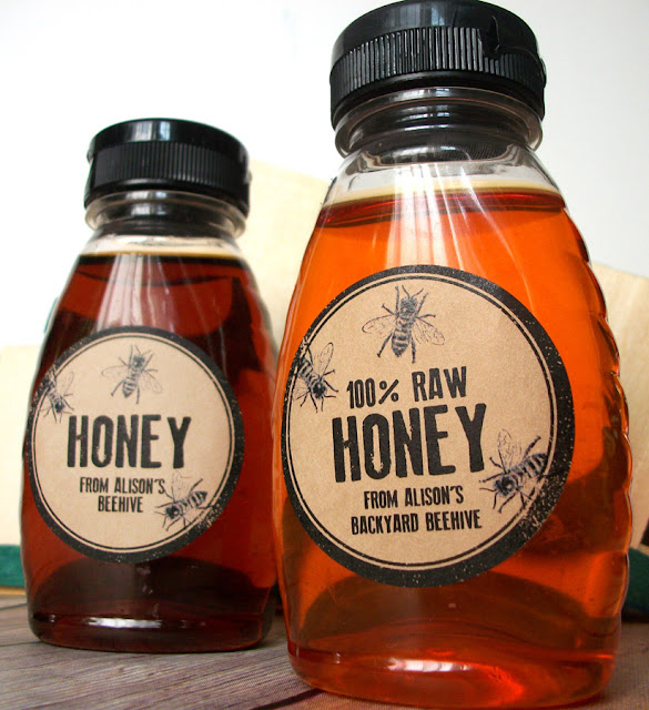 custom honey labels