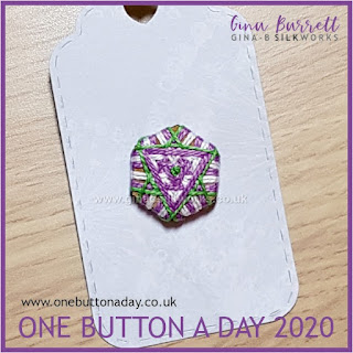 Day 262 : Jet - One Button a Day 2020 by Gina Barrett