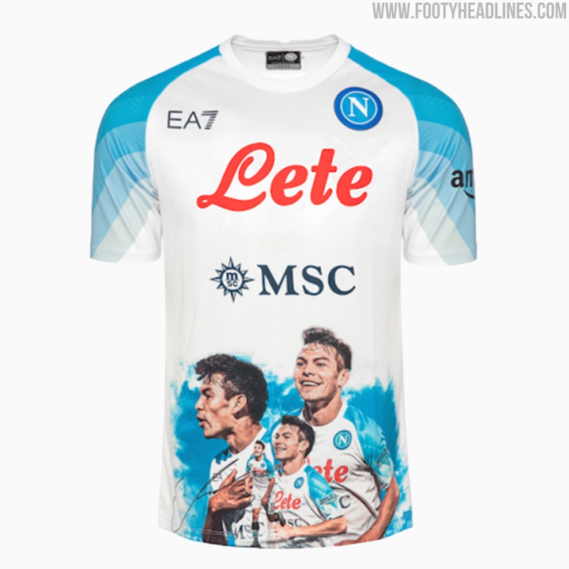 Napoli release their 'flames kit', 10th outfield shirt this season
