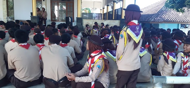 Pramuka Skipo Ikuti Sosialisasi Saka Wira Kartika