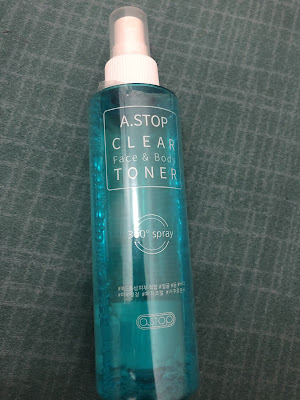 Review A.STOP CLEAR FACE & BODY TONER