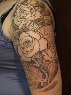 rose tattoo, tattoos