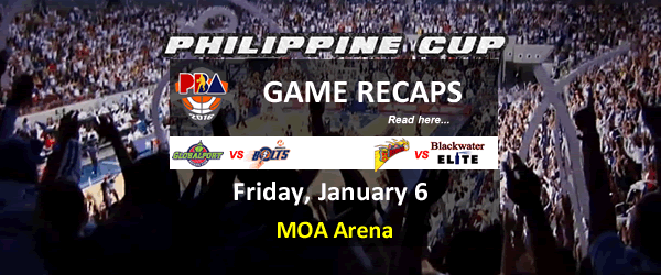 List of PBA Game(s) Friday January 6, 2017 @ MOA Arena