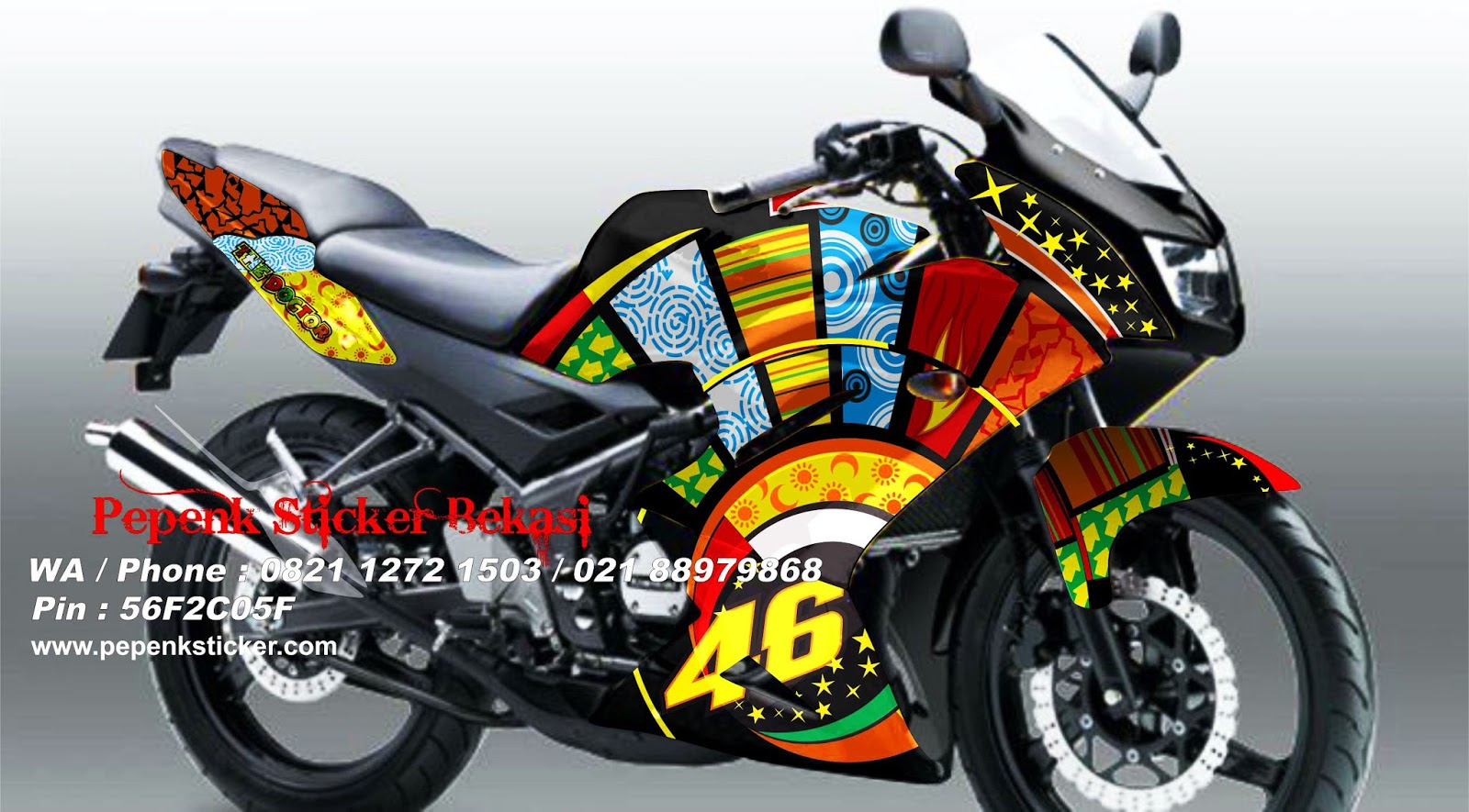 Modifikasi Stiker Motor Ninja 150 Rr Dunia Otomotif