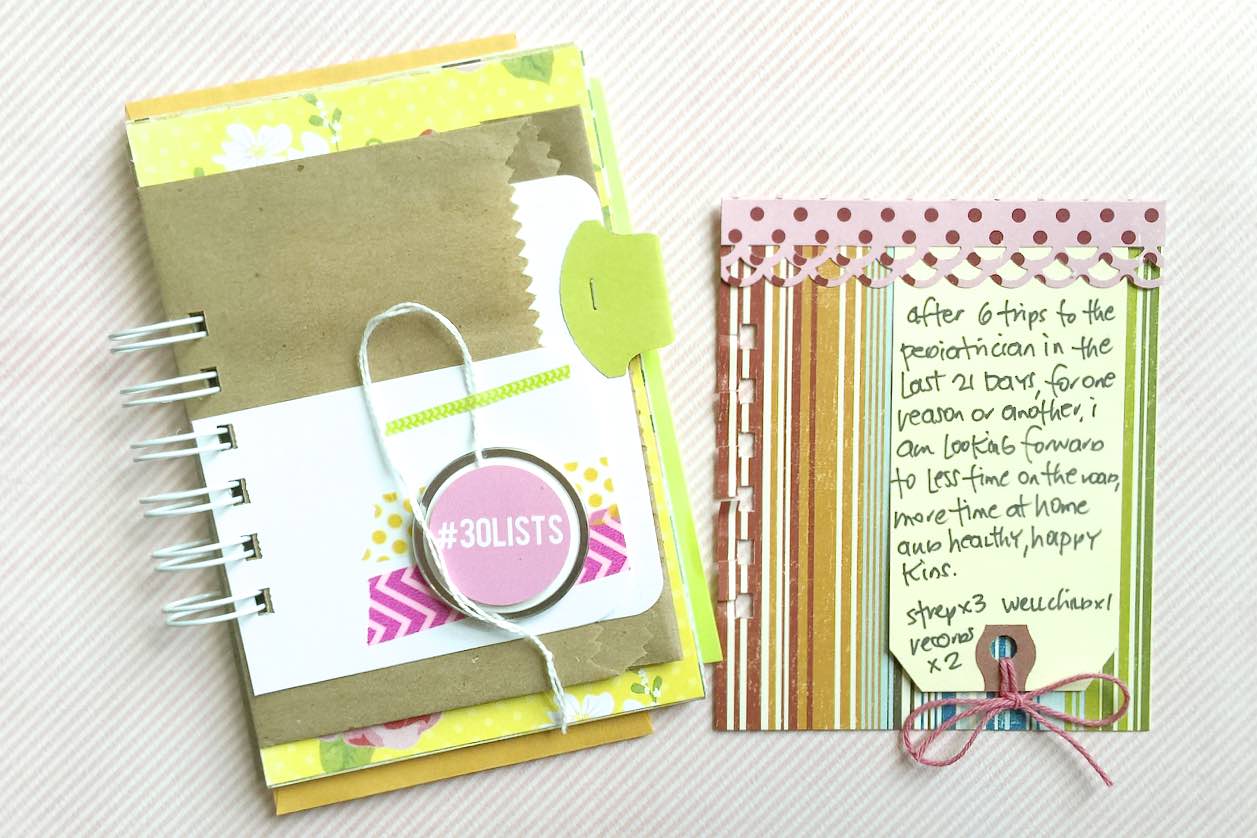 #30lists #30 Days of Lists #lists #tutorial #journal #spiral notebook