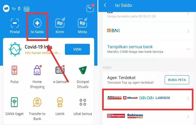 Cara Top Up Saldo DANA di Indomaret dan Alfamart-1