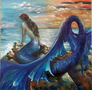 Mermaid at Sunset by  Travellini on DeviantArt