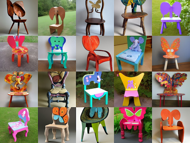 Phantafly: Chair Bioinspired by the Elephant and the Butterfly