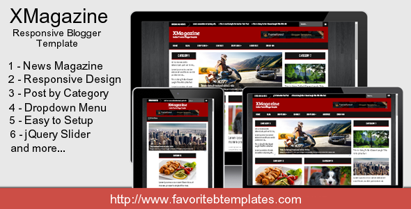 XMagazine Responsive Blogger Template Free Download  XMagazine Responsive Blogger Template Free Download - Themeforest