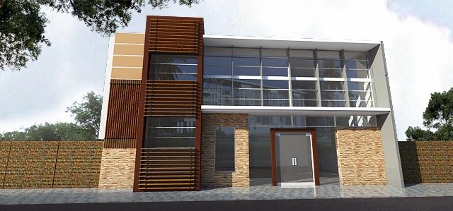 JASA EKSTERIOR INTERIOR DESAIN: Desain Exterior Kantor 