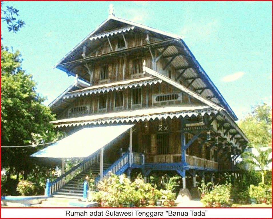  Rumah Adat Sulawesi Tenggara  Lengkap Gambar dan 