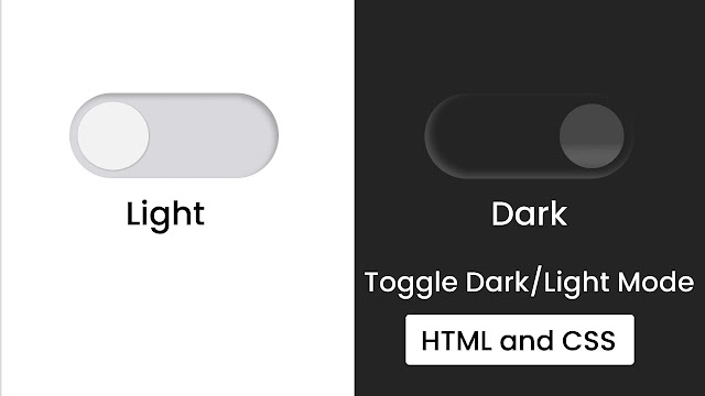 Toggle Dark/Light Mode HTML CSS
