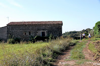 Façana nord de la masia de Casagua
