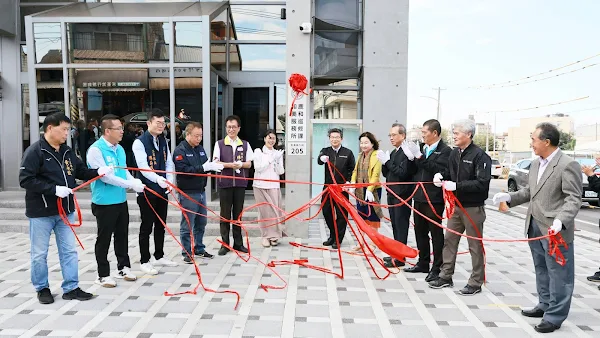 ▲台電彰化區營業處今日上午舉行了鹿和巡修大樓暨和美服務所啟用祈福典禮，並邀請各界貴賓共同見證。（記者林明佑翻攝）
