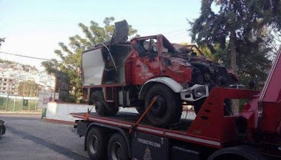 Καβάλα: Τρεις πυροσβέστες τραυματίες από ανατροπή οχήματος