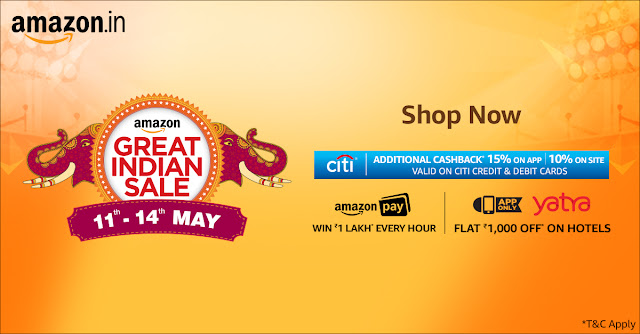 Amazon Great Indian Sale 11th - 14th May 2017