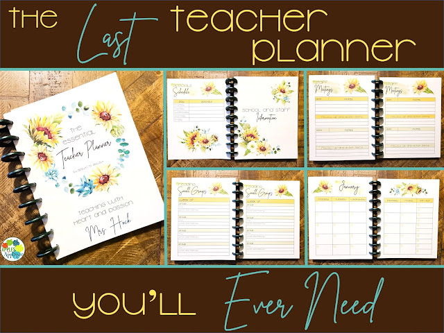 The Last Teacher Planner You'll Ever Need | Apples to Applique