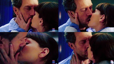 dr house y cameron a los besos