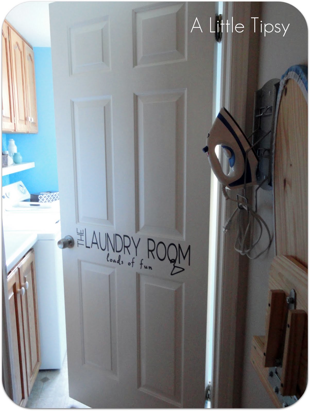 DIY Laundry Room - A Little Tipsy