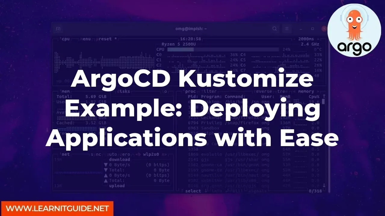 ArgoCD Kustomize Example Deploying Applications with Ease