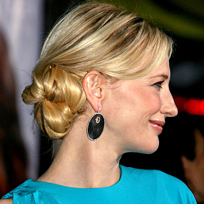 chignon hairstyle. Messy Bun Hairstyles