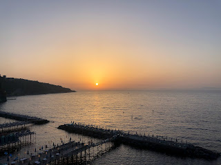 Sonnenuntergang am Mittelmeer