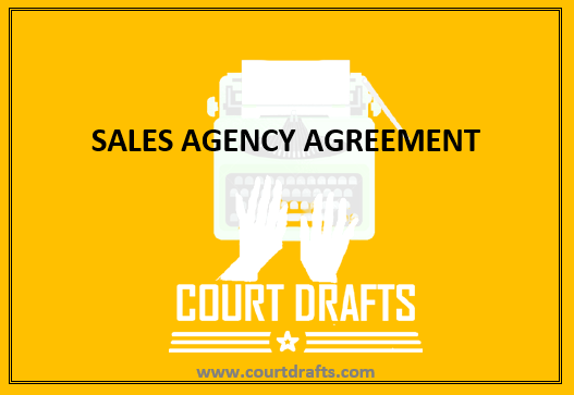 SALES AGENCY AGREEMENT