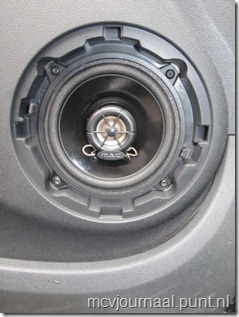 dus vervangen door betere speakers