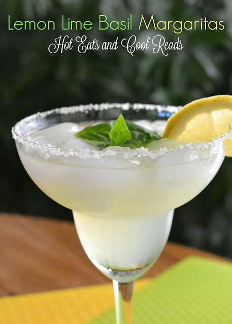 A refreshing cocktail with the perfect combination of citrus and basil flavors! Definitely a new favorite! Lemon Lime Basil Margarita Recipe from Hot Eats and Cool Reads